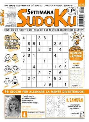 Settimana Sudoku - 18 Settembre 2026