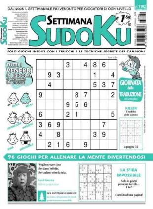 Settimana Sudoku - 25 Settembre 2026