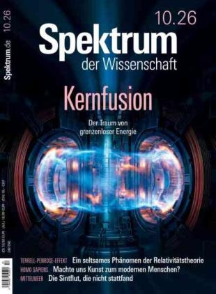 Spektrum der Wissenschaft - Oktober 2026