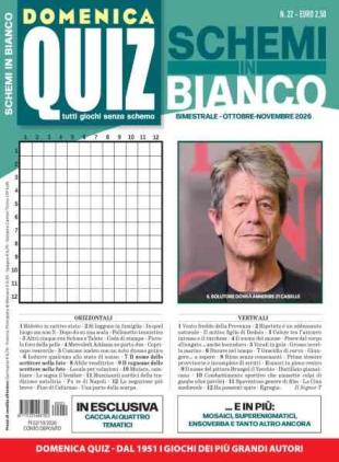 Domenica Quiz Schemi in Bianco - Ottobre-Novembre 2026