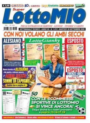 Lottomio del Giovedi - 29 Settembre 2026