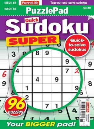 PuzzleLife PuzzlePad Sudoku Super - October 2026